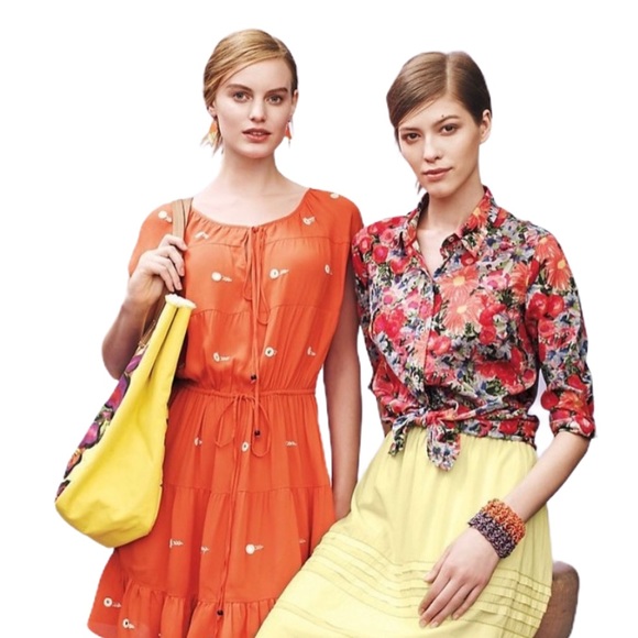 Anthropologie HD In Paris Floral Top - Picture 3 of 9